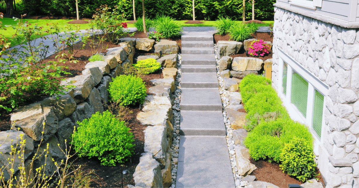 Landscaping Ideen rund um die Terrasse